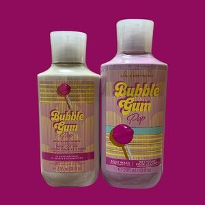 Bath and Body Works Bubblegum Pop Body Lotion and Body Wash